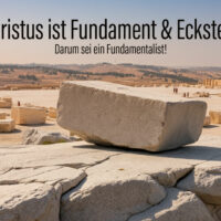 Christus der Eckstein, den die Bauleute verworfen haben.