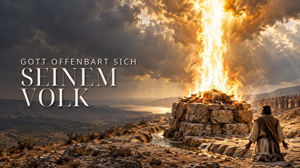 Gott offenbart sich seinem Volk: Elia vor dem Altar auf dem Berg Karmel